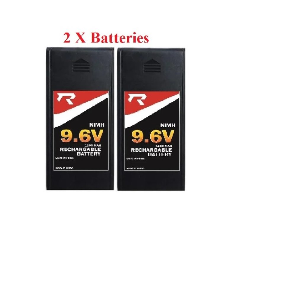 2 x Nimh Battery Replacement 9.6v / 1200 mah for New Bright RC Truck
